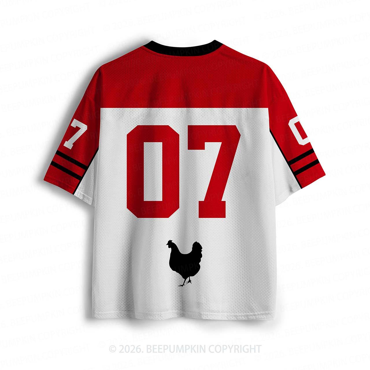 Guess What Chicken Butt Red Toddler&Kid's Sport Jersey