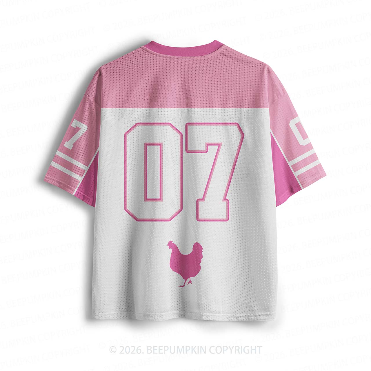 Guess What Chicken Butt Pink Toddler&Kid's Sport Jersey