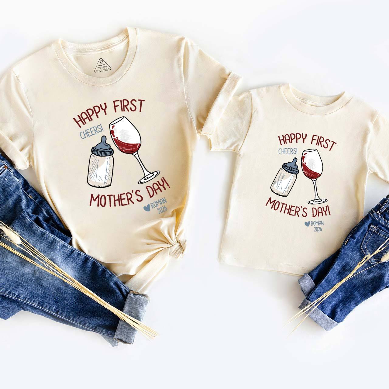 Happy Cheers Mom&Me Matching Tees