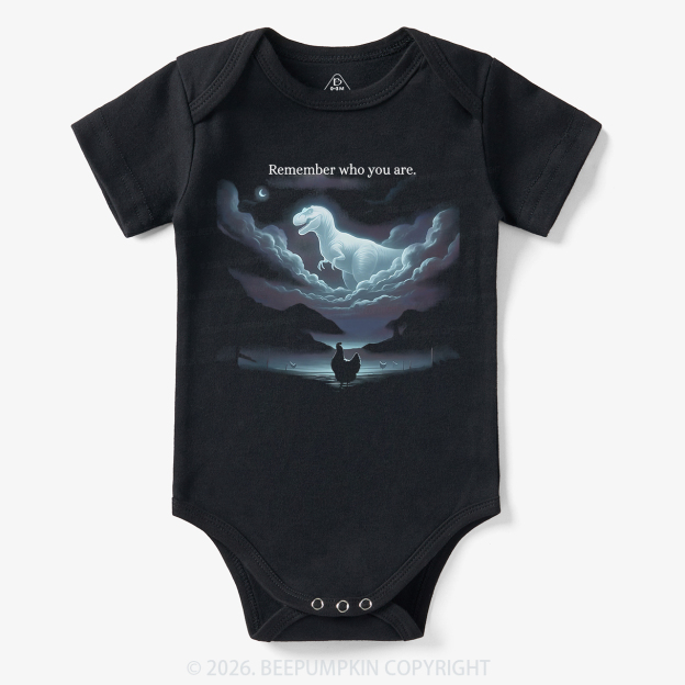 Remember Who You Are Chicken Dinosaur Bodysuit
