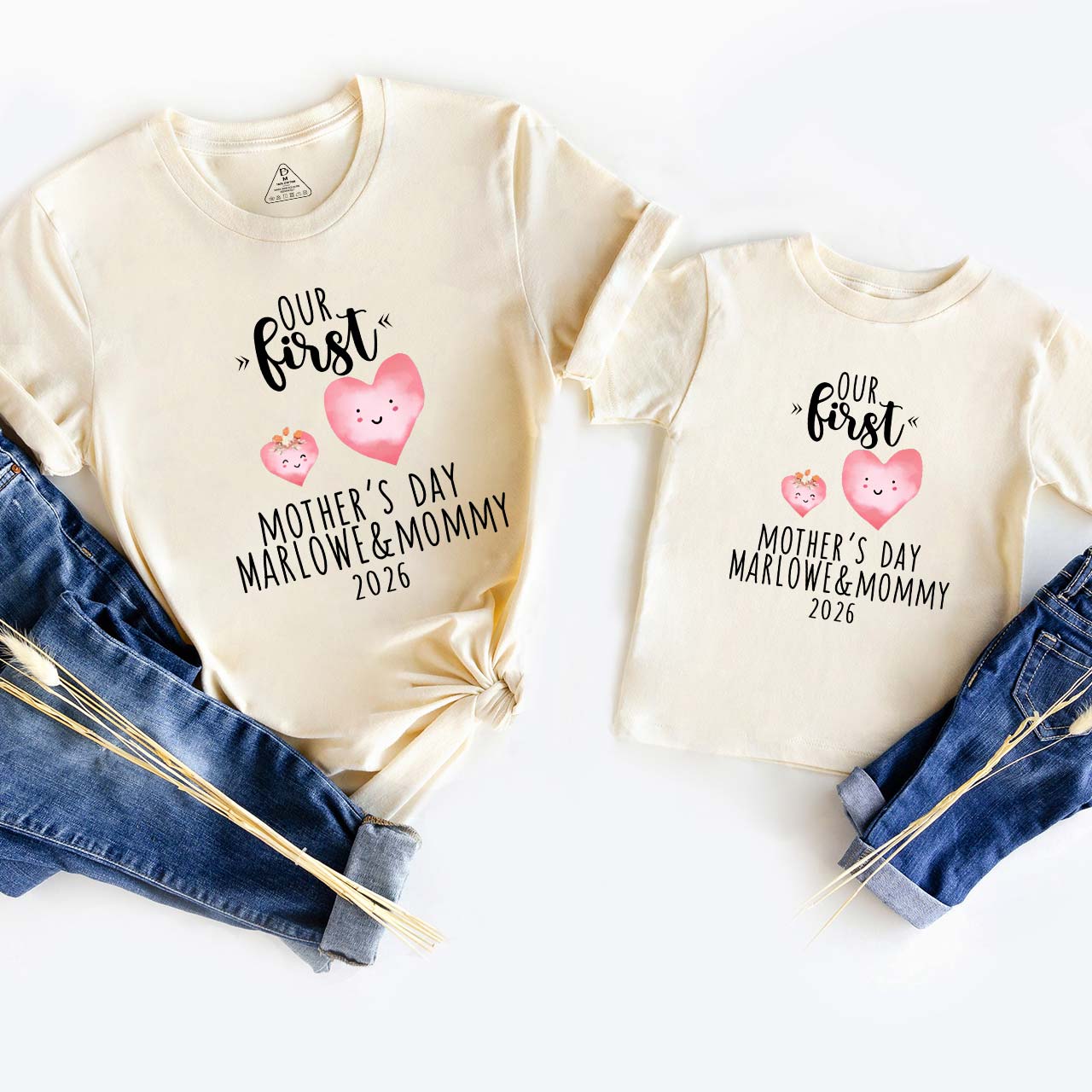 Our First Mother's Day Love Matching T-Shirt