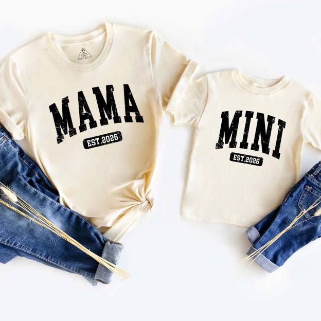 Mama Mini Gift Mom&Me Matching Tees