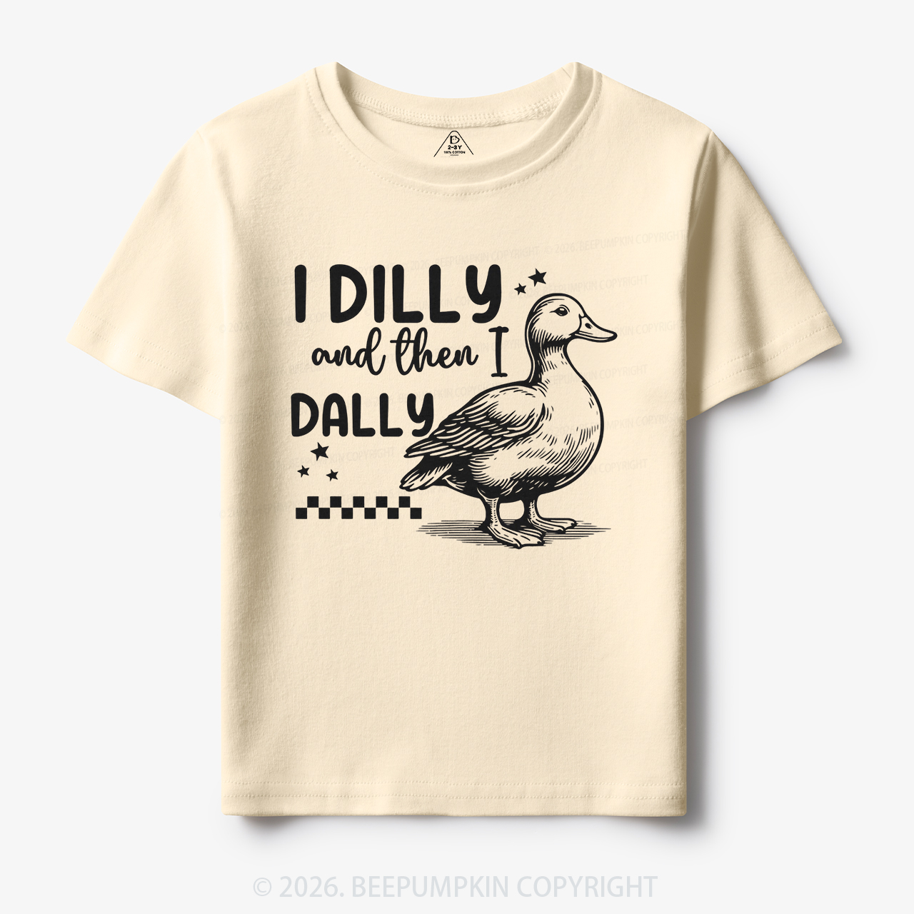 I Dilly And Then I Dally Silly Goose Toddler&Kid's Tees