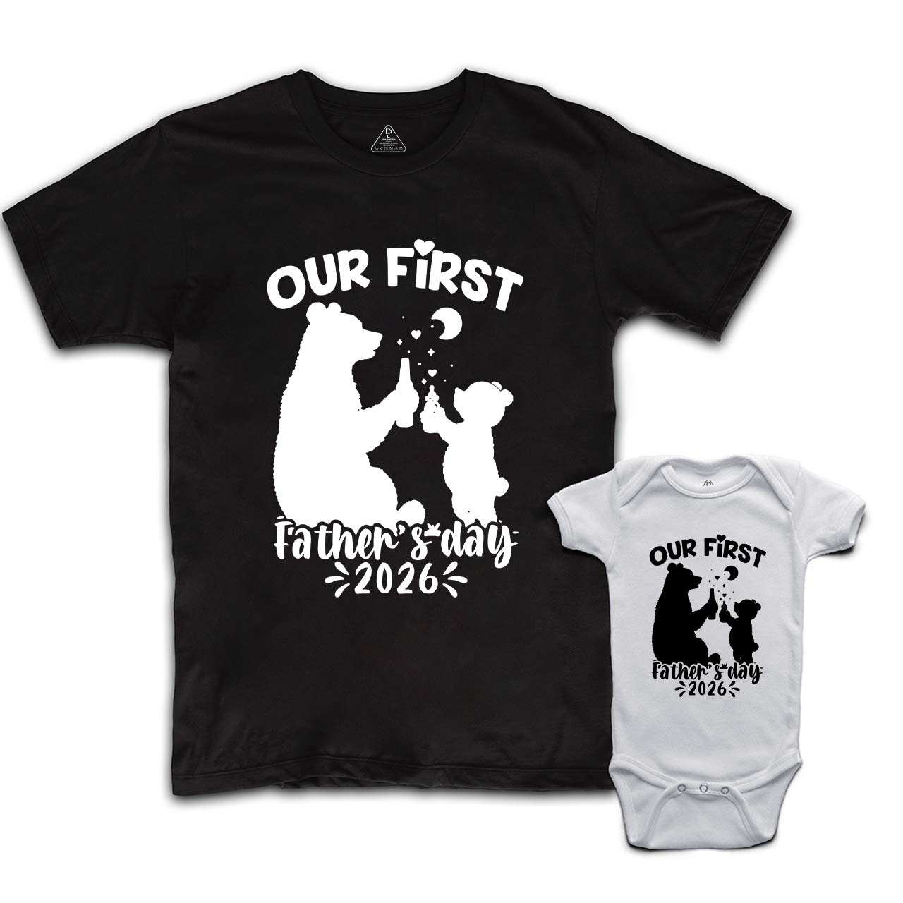 Our First Father's Day Dad&Me Matching Shirts
