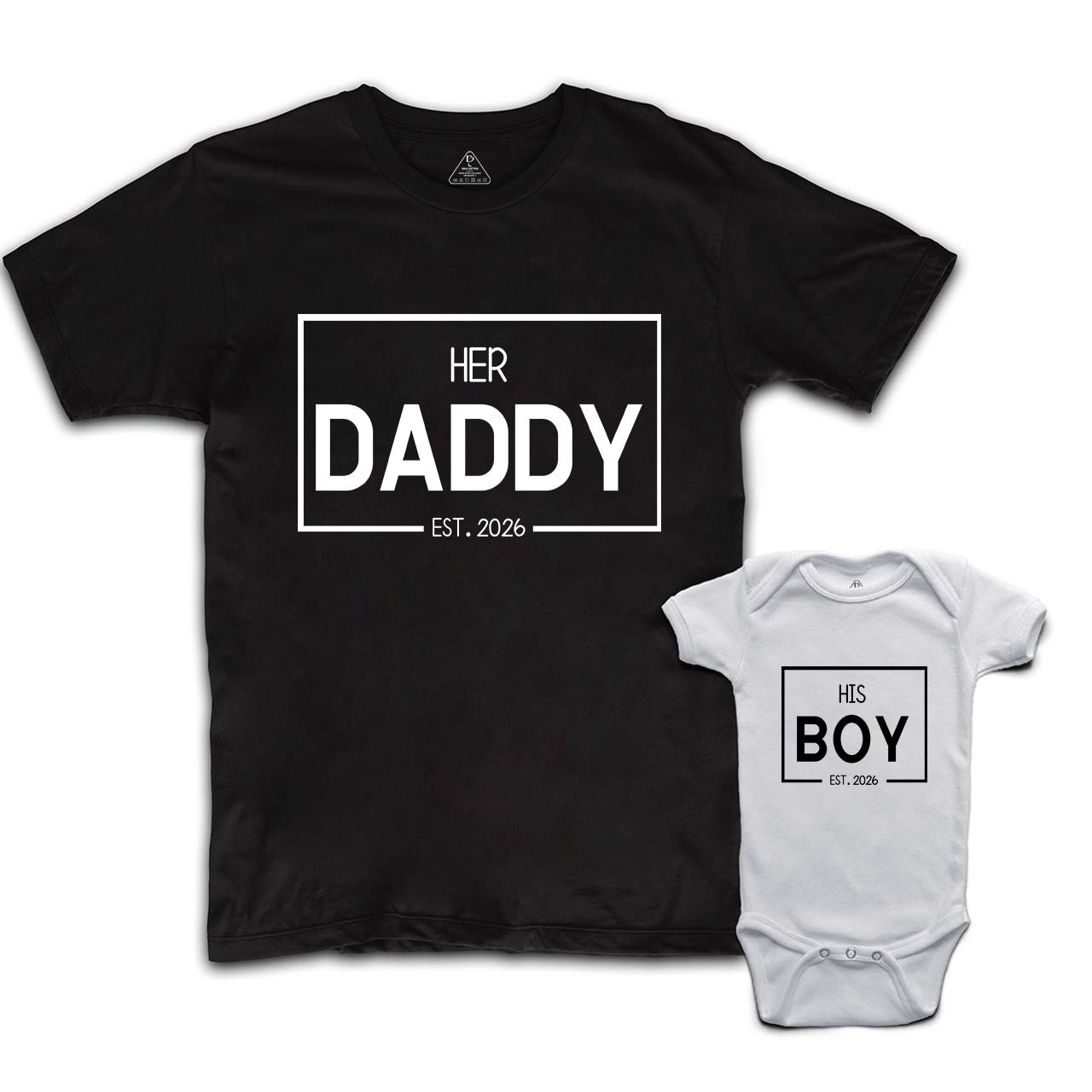 Daddy Boy Girl T-Shirts For Dad And Me