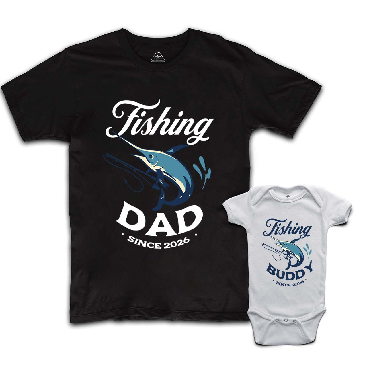 Personalized Fishing Dad&Me Matching Shirts