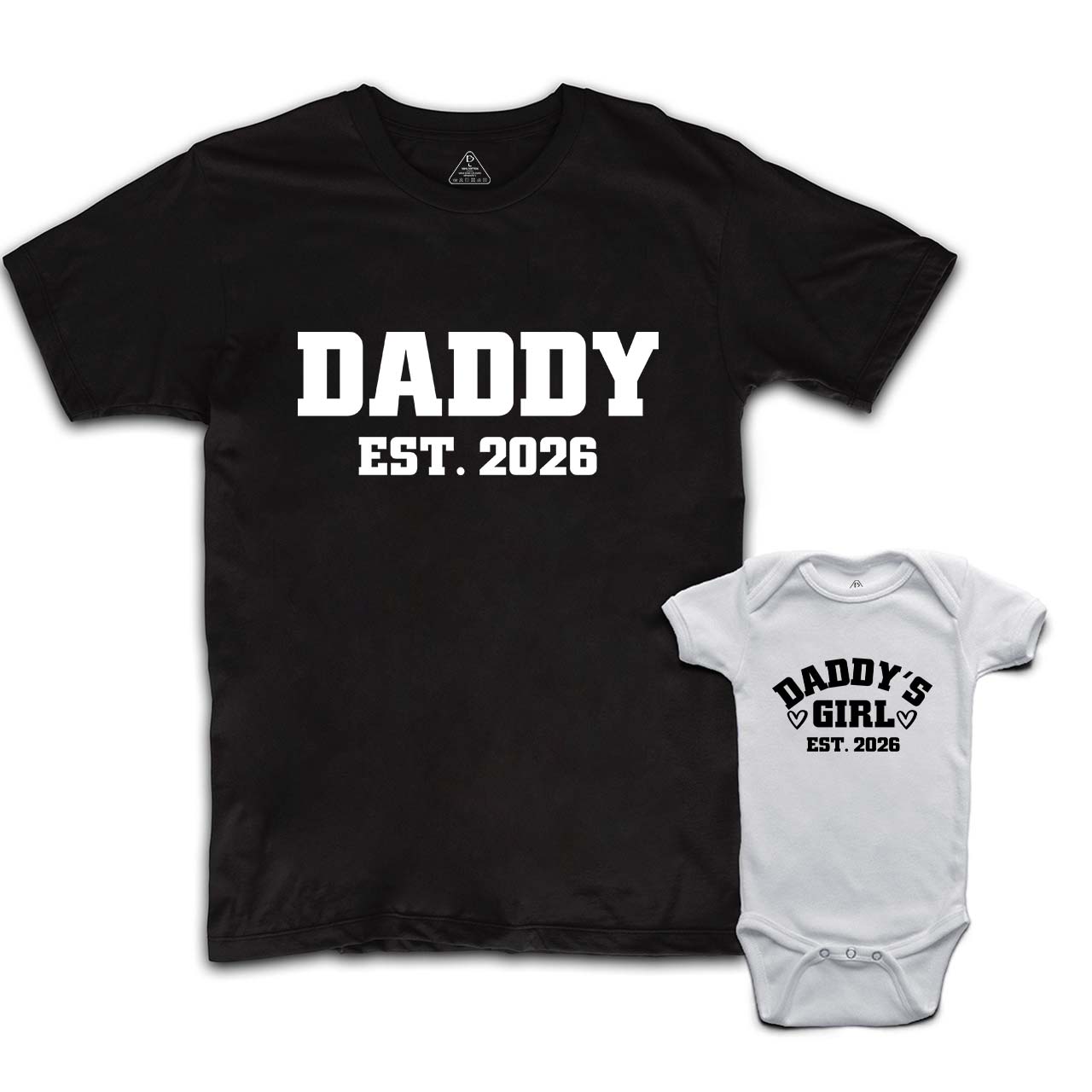 Est Daddy's Boy And Girl Daddy And Me Matching Shirt