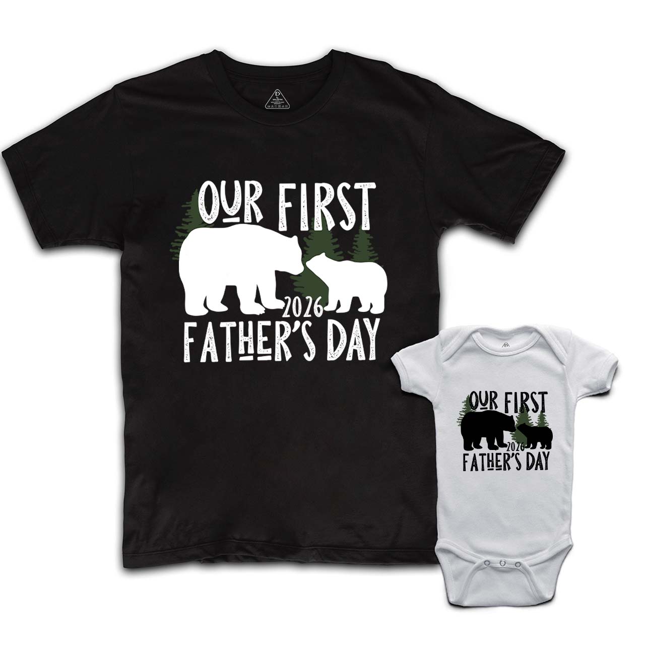 Big Bear First Father's Day Together Daddy And Me Matching Shirt