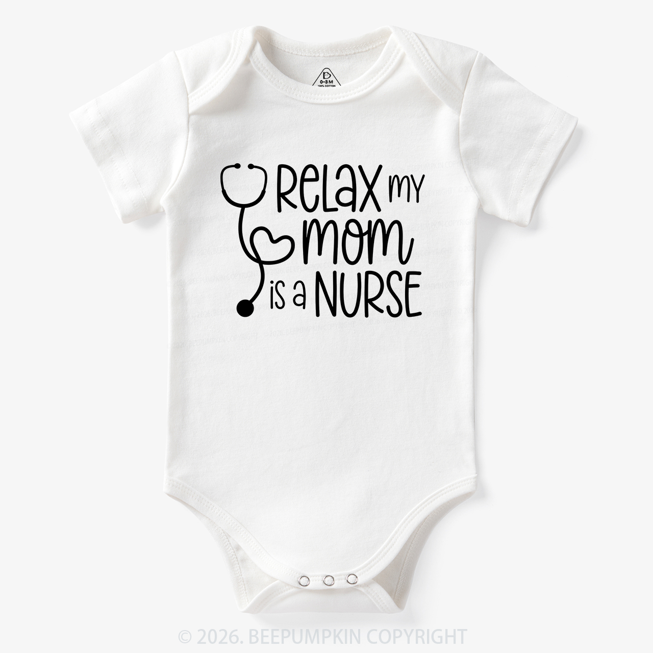 Relax My Mom Is A Nurse Bodysuit