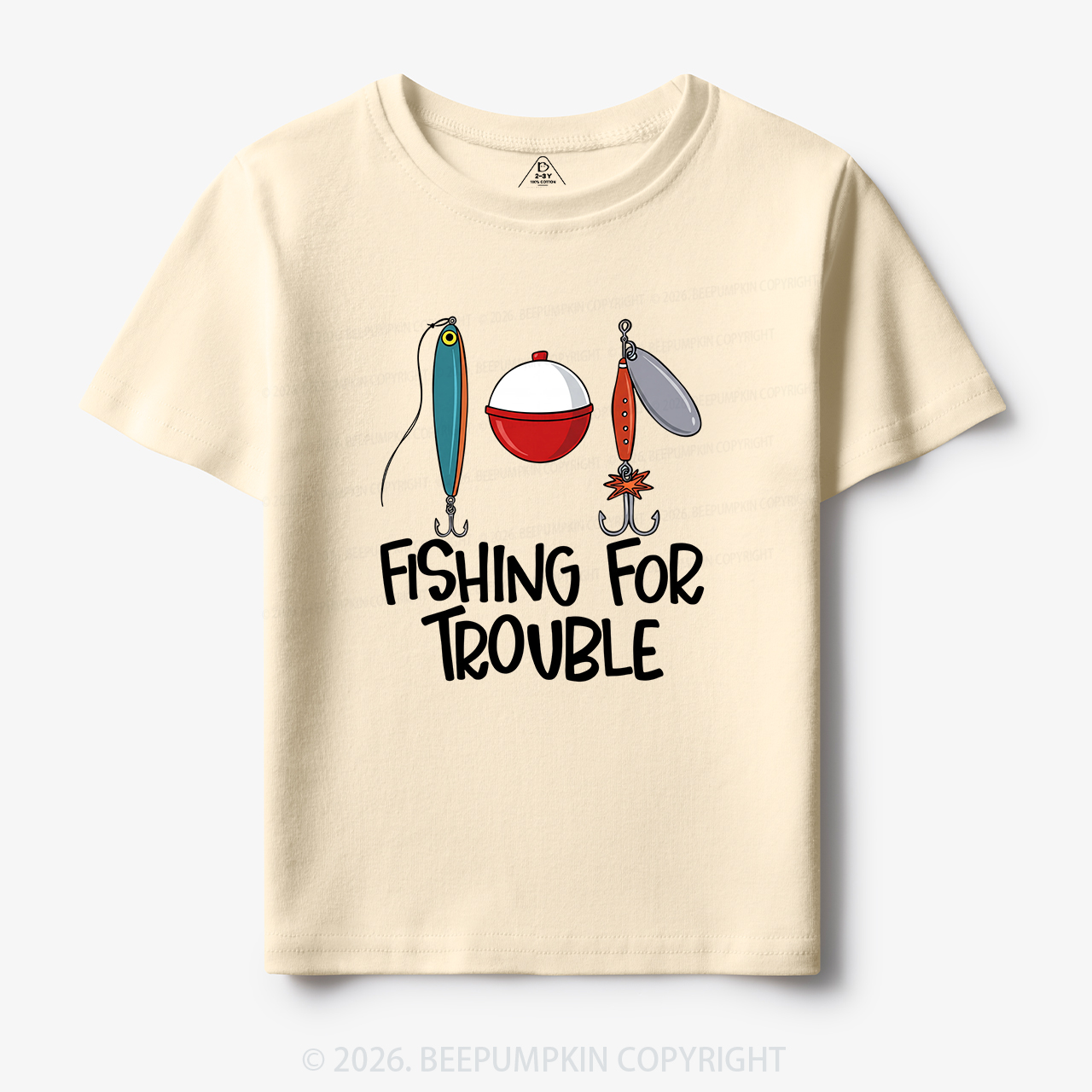 Fishing For Trouble Toddler&Kid's Tees