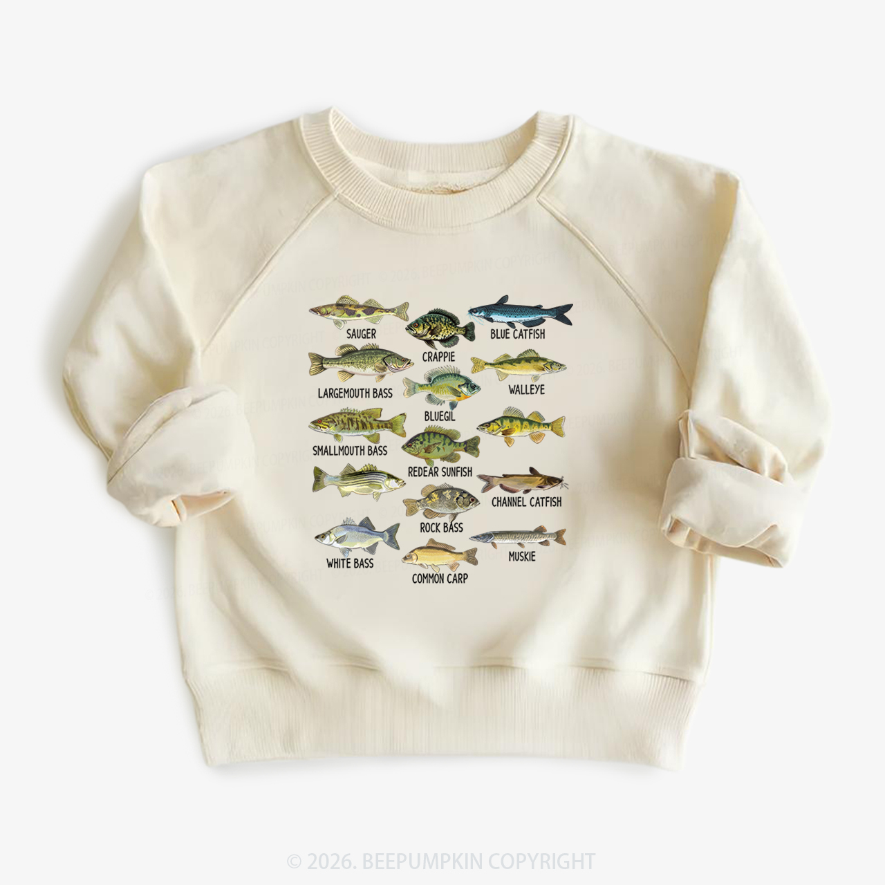 North American Fish Kid's Sweatshirt