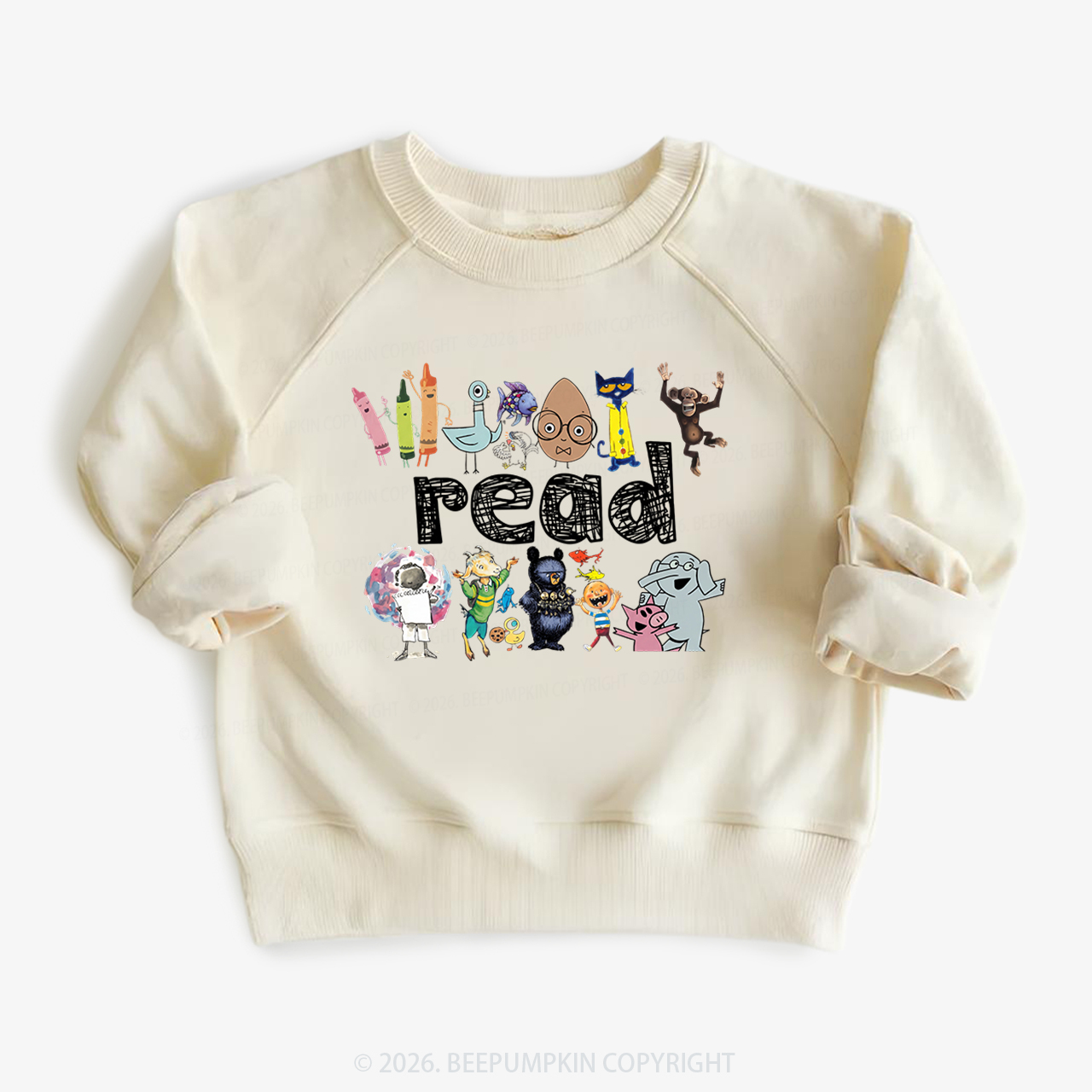 Read Books Funny Gift Kid's Sweatshirt