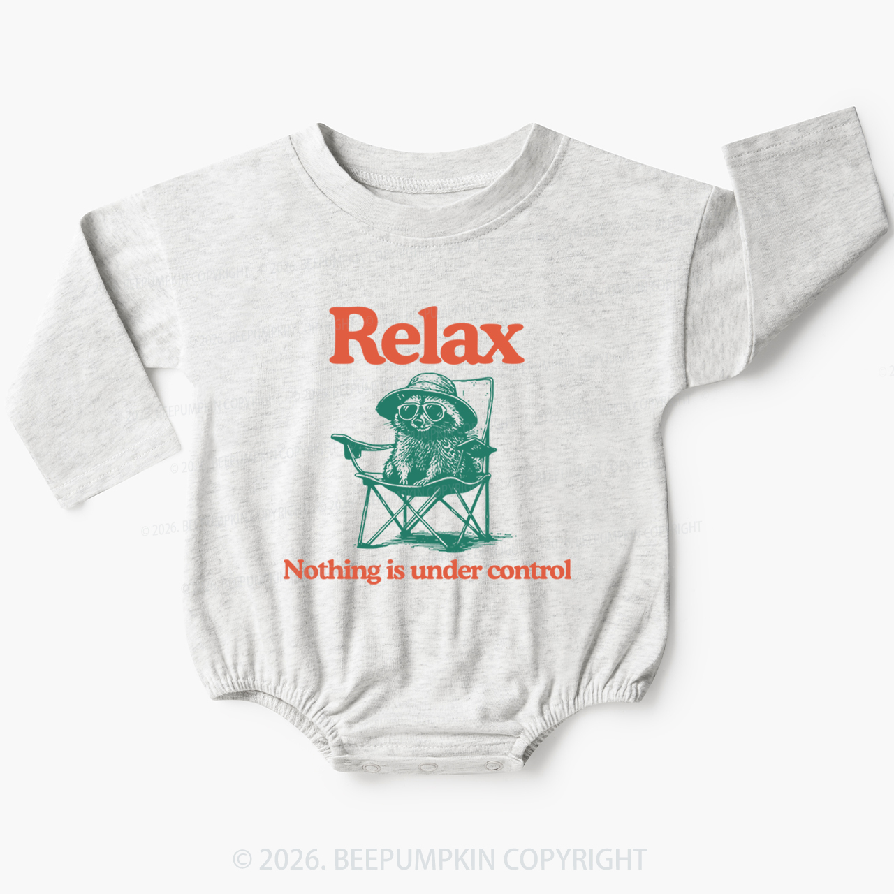 Relax Nothing Is Under Control Baby Bubble Romper