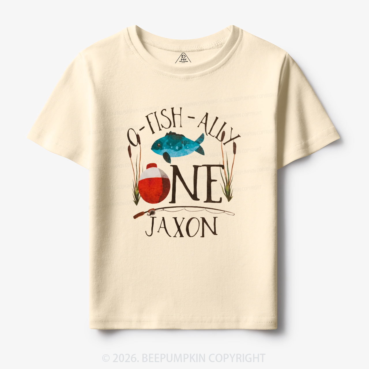 Personalized O-Fish-Ally Fish Birthday Toddler&Kid's Tees