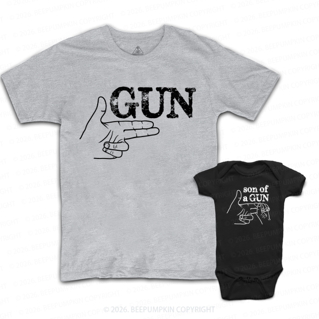 Matching First Dad and me Bodysuit & Shirts (Father Son)