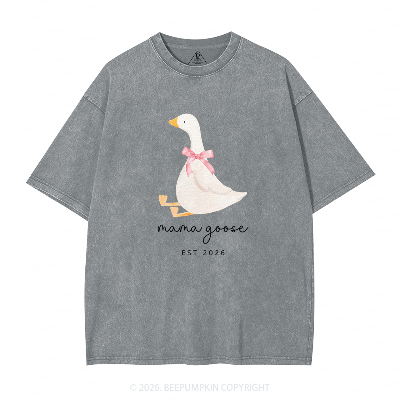 Silly Goose Mother's Day Adult Washed T-Shirts