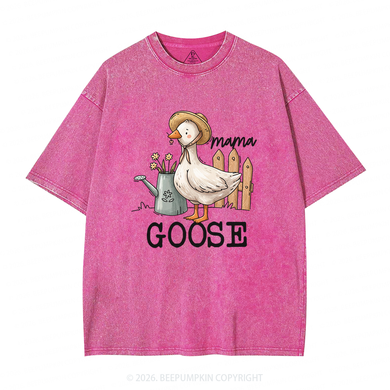 Mama Silly Goose Adult Washed T-Shirts