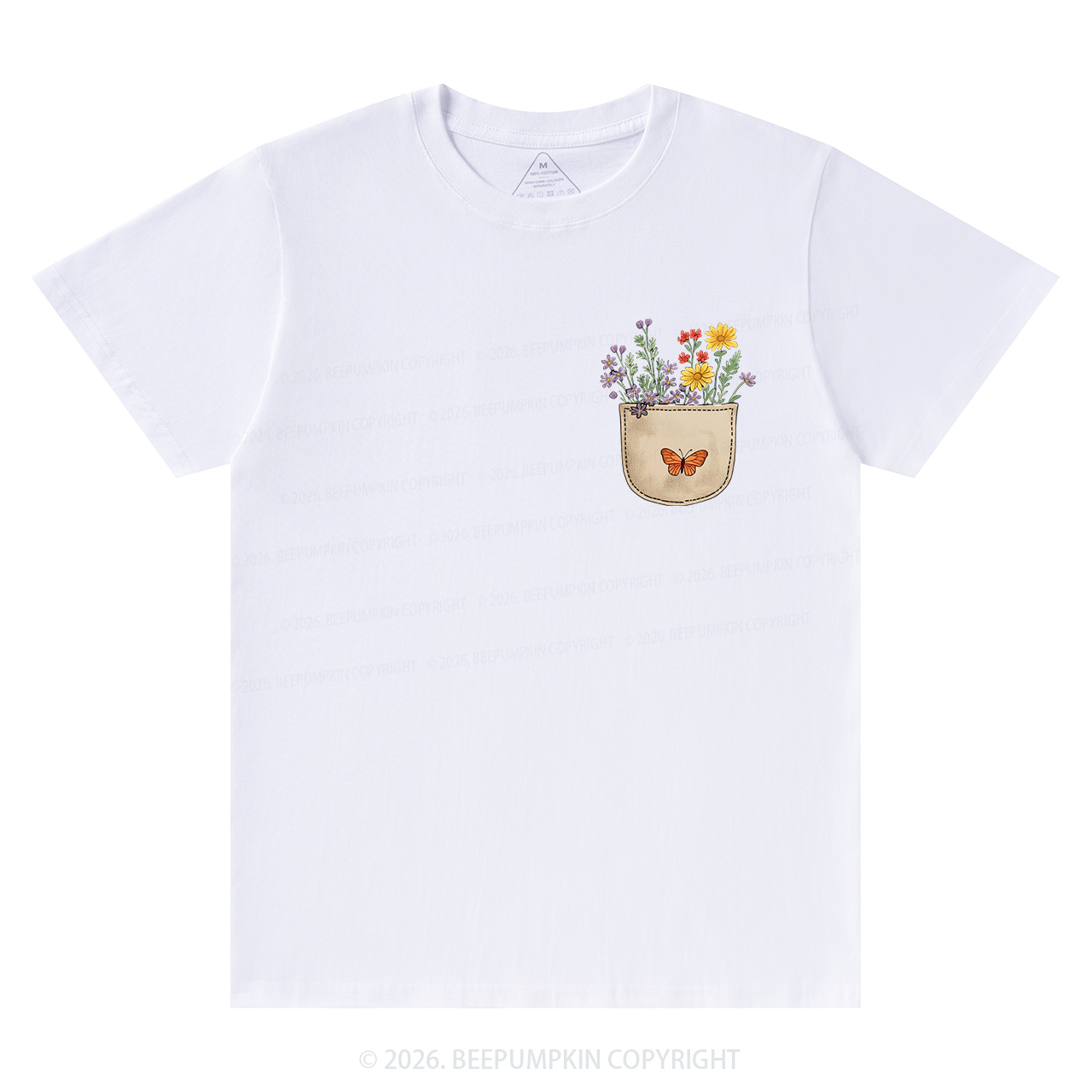 Wild Flowers Pocket T-Shirts