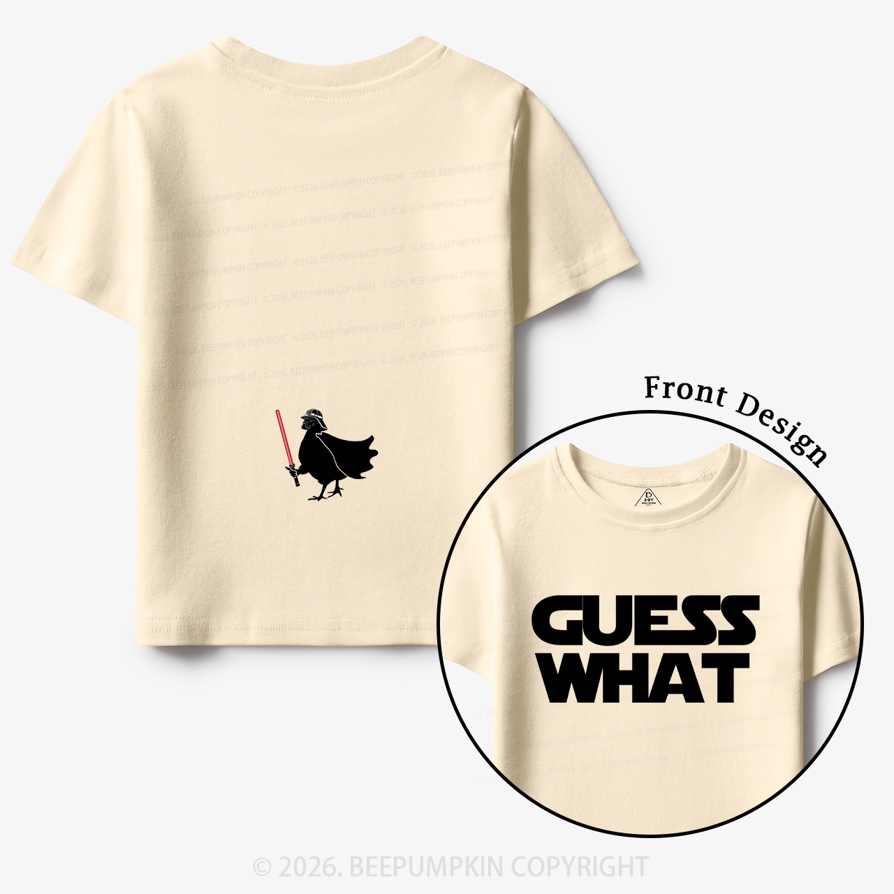 Galaxy Guess What Chicken Butt Toddler&Kid's Tees