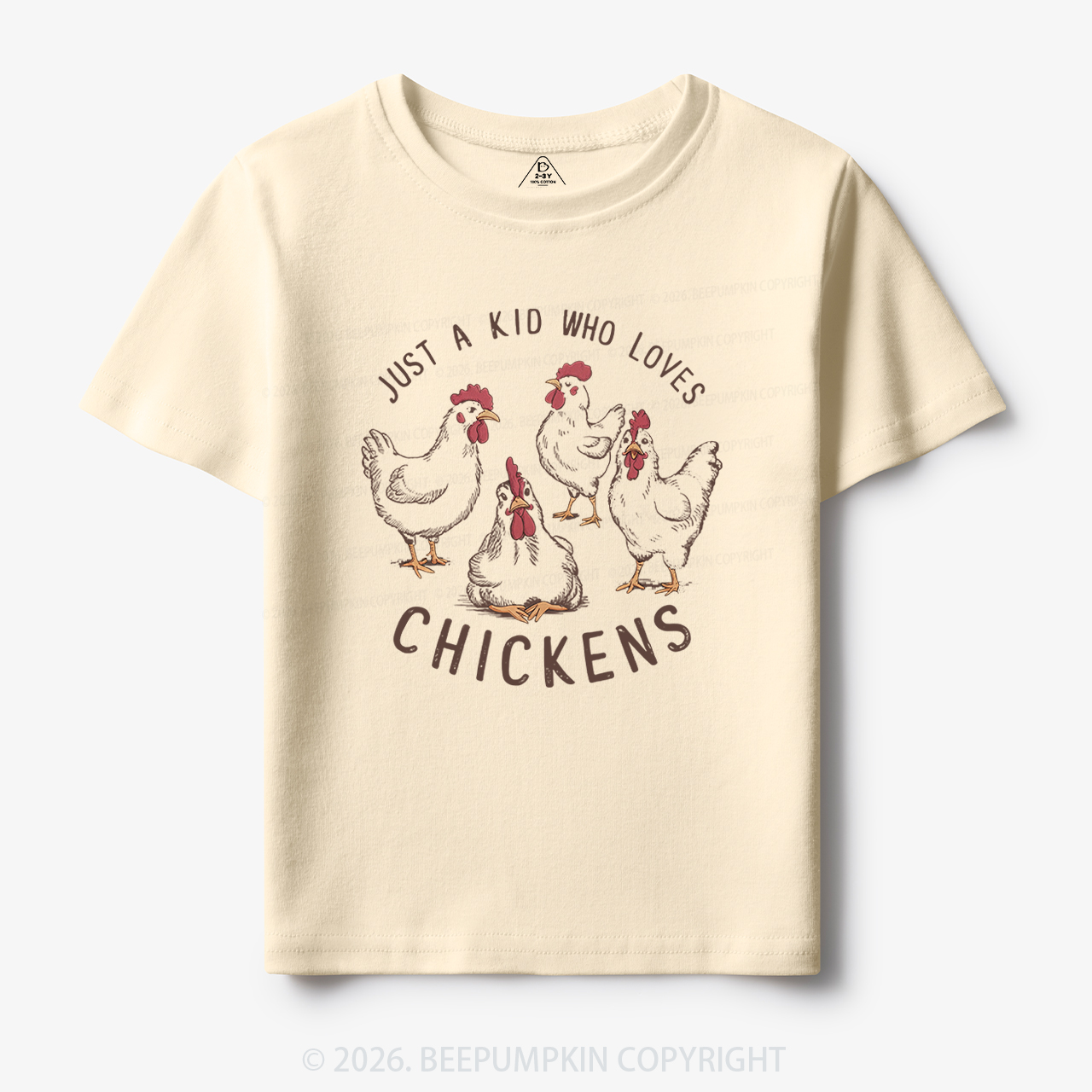 Just A Kid Who Loves Chickens Toddler&Kid's Tees