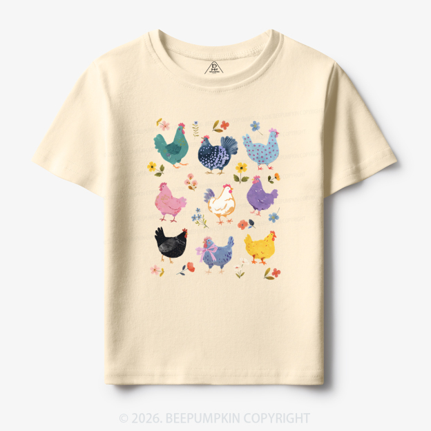 Funny Chicken Lovers Toddler&Kid's Tees