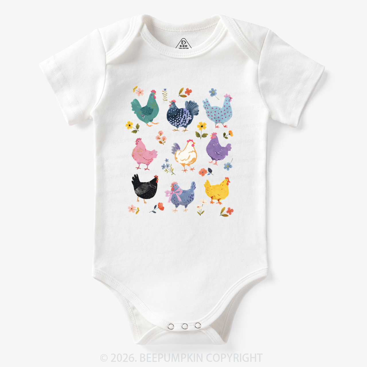 Funny Chicken Lovers Bodysuit
