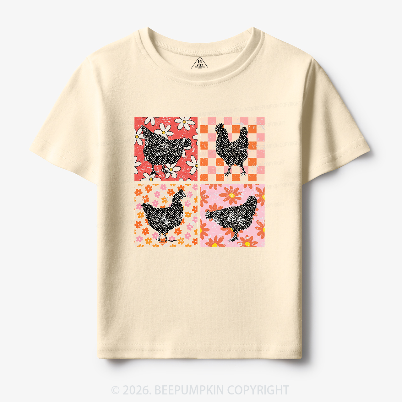 Chickens Farm Animals Toddler&Kid's Tees