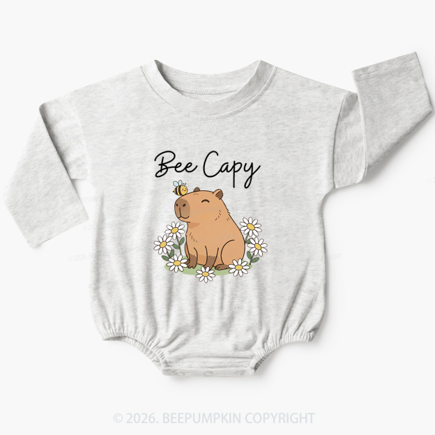Bee Capy Capybara Baby Bubble Romper
