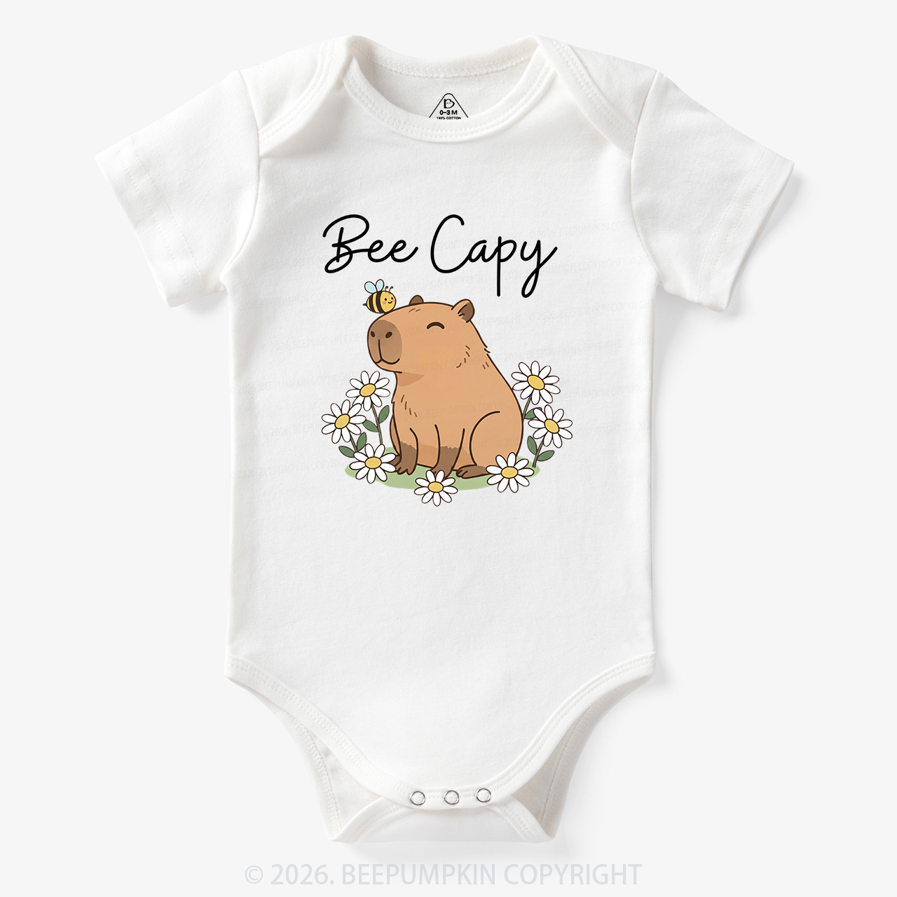 Bee Capy Capybara Bodysuit