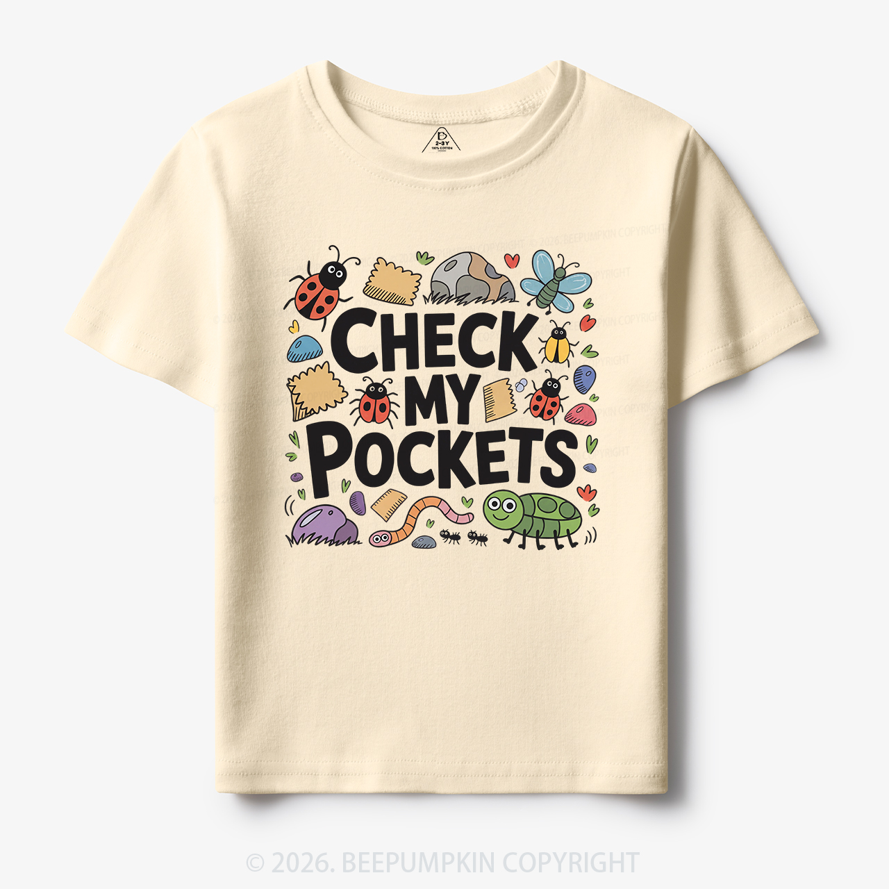 Check My Pockets Bug Lover Toddler&Kid's Tees