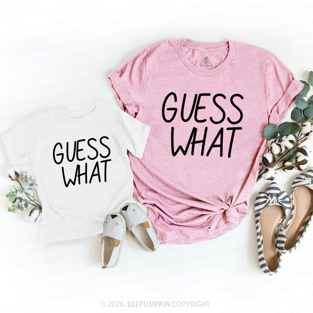 Guess What Chicken Butt Family Matching T-Shirts