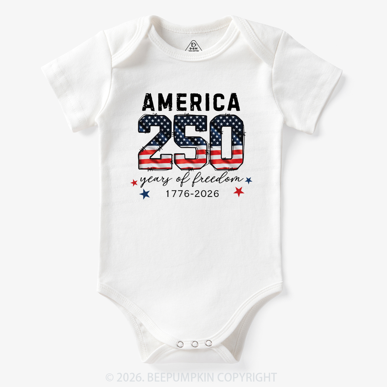 United States of America 250th Anniversary Bodysuit