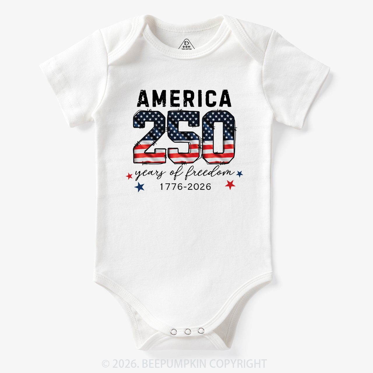 United States of America 250th Anniversary Bodysuit