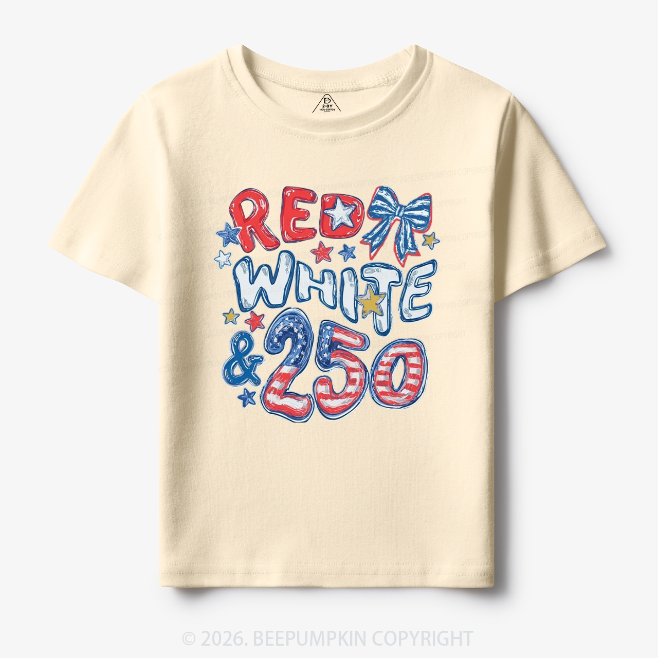 Red White & 250 Anniversary Toddler&Kid's Tees