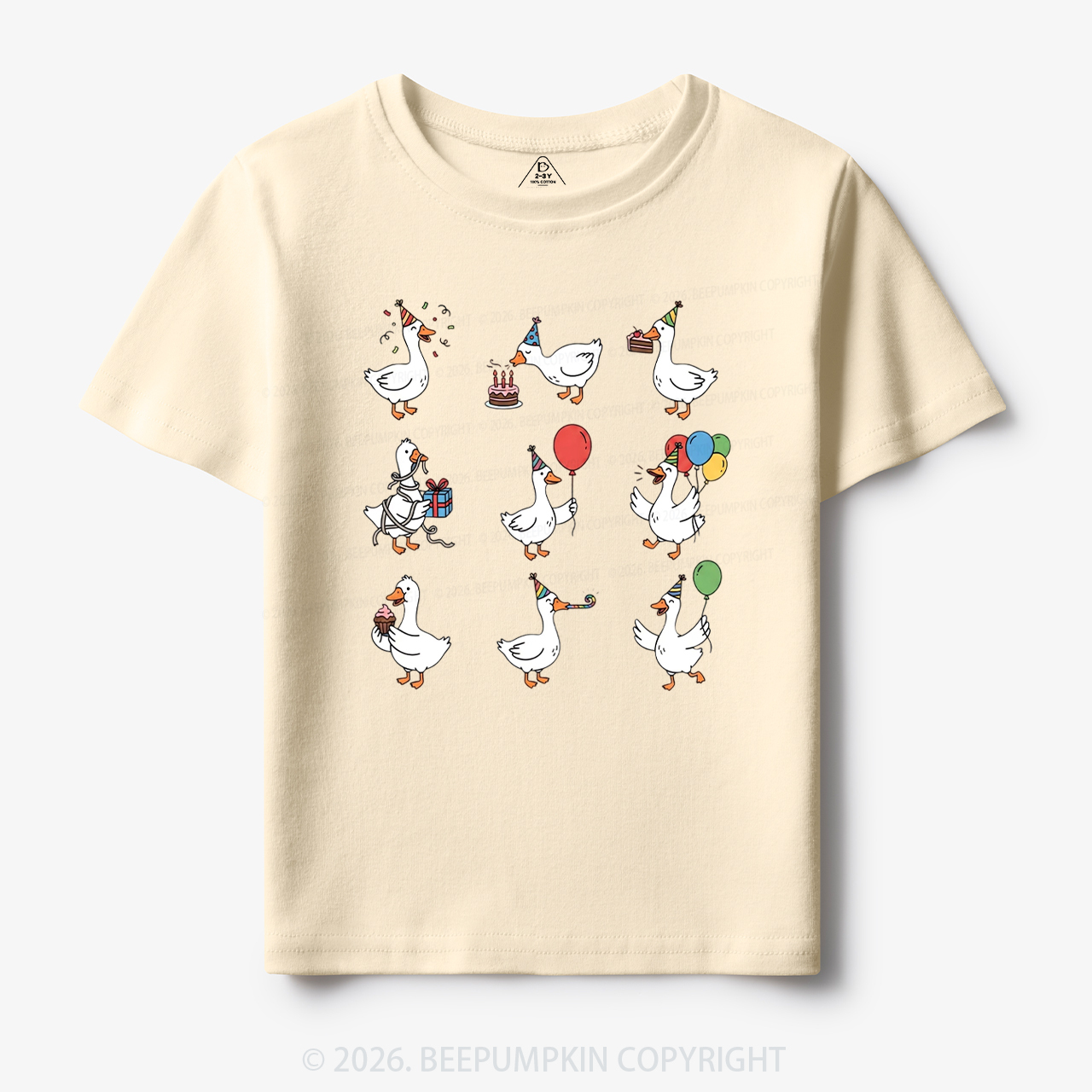 Silly Goose Birthday Toddler&Kid's Tees