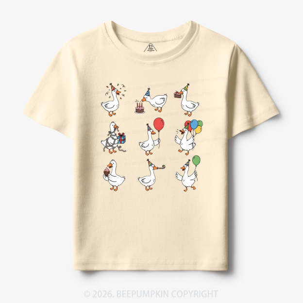 Silly Goose Birthday Toddler&Kid's Tees