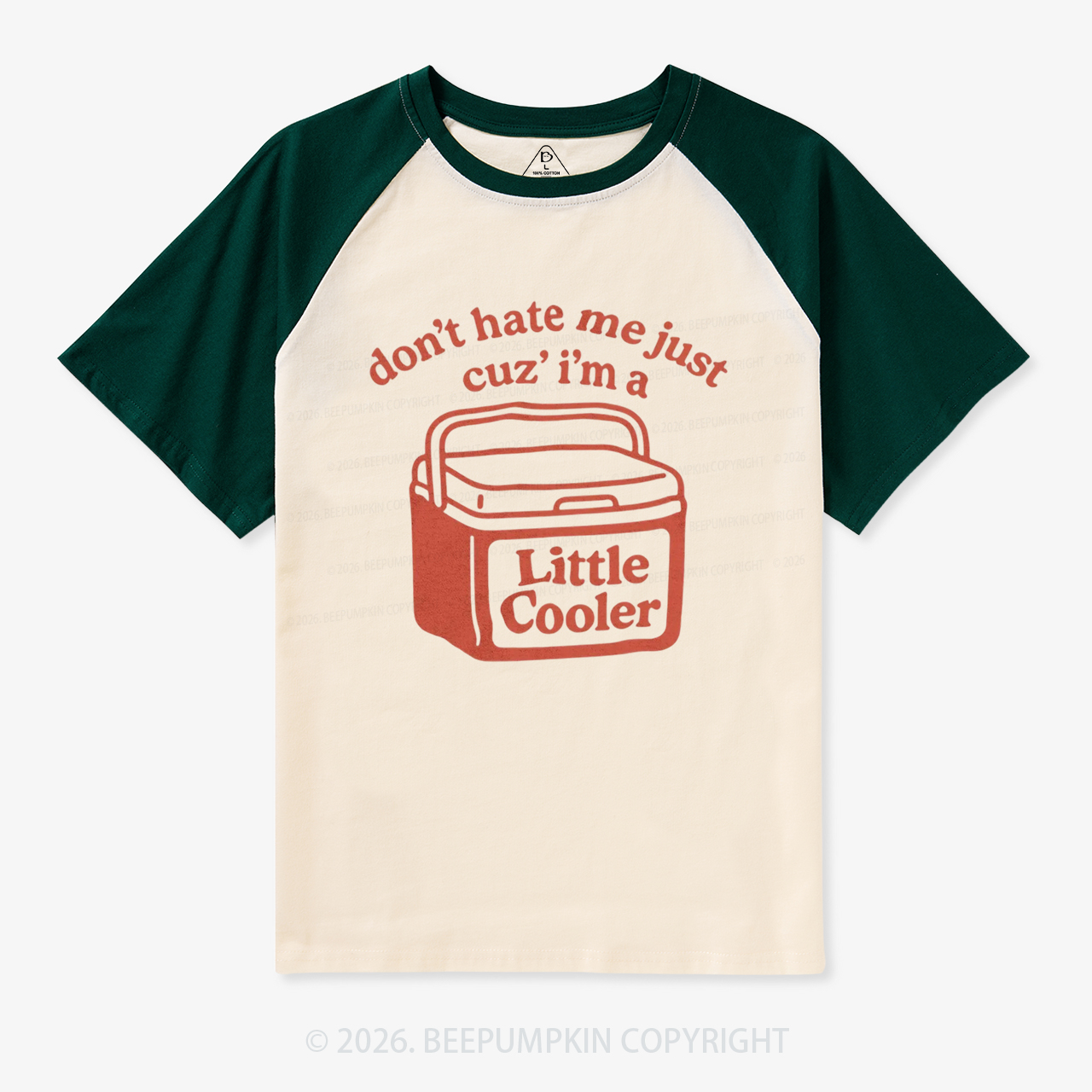 Don't Hate Me Cuz I'm A Little Cooler Vintage Raglan T-shirt