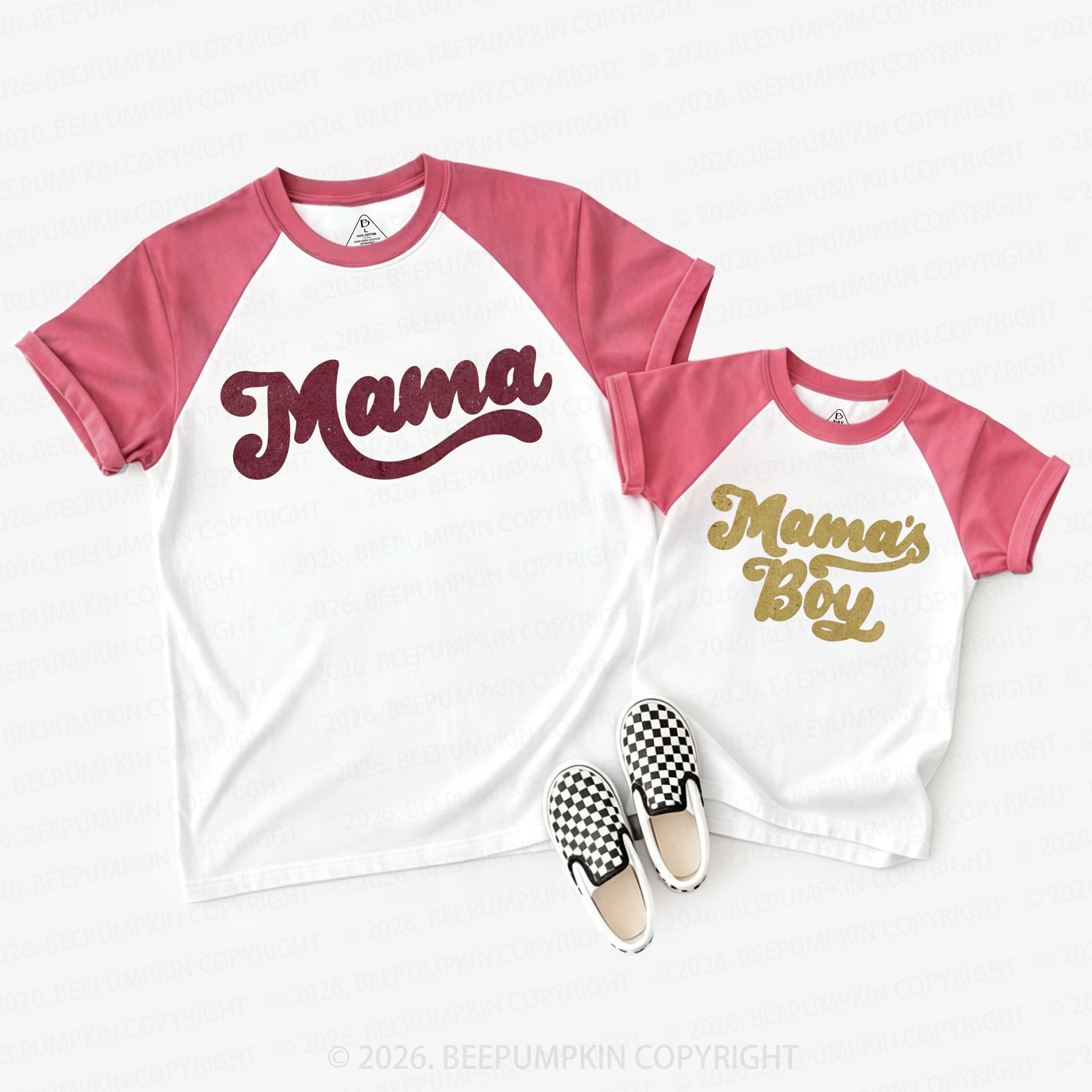 Mama's Girl Mom&Me Matching Raglan T-shirts