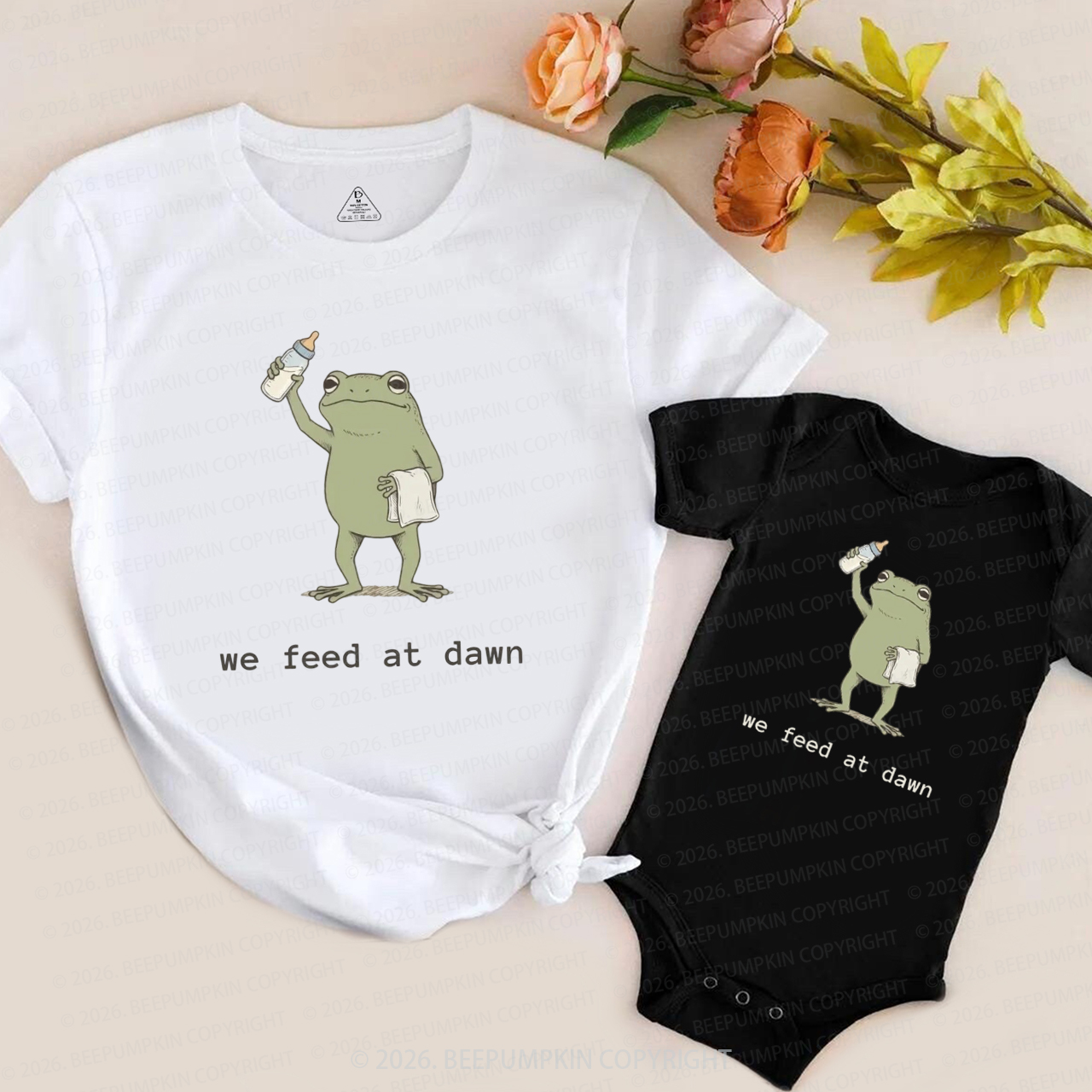 Mommy and Me Funny Frog Mom&Me Matching T-Shirts