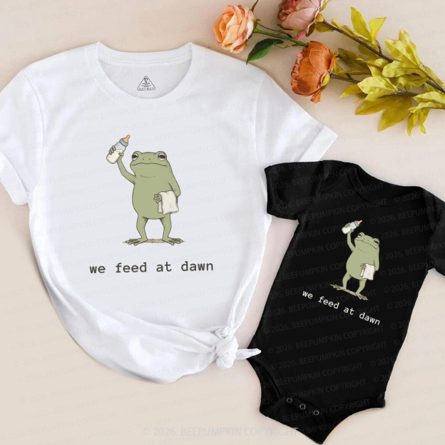 Mommy and Me Funny Frog Mom&Me Matching T-Shirts