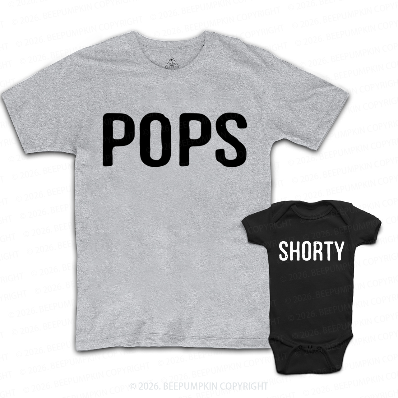 Pops and Shorty Dad&Me Matching Shirts