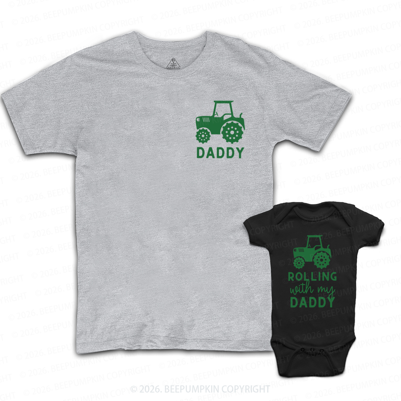 Personalized Rolling with My Family Dad&Me Matching Shirts