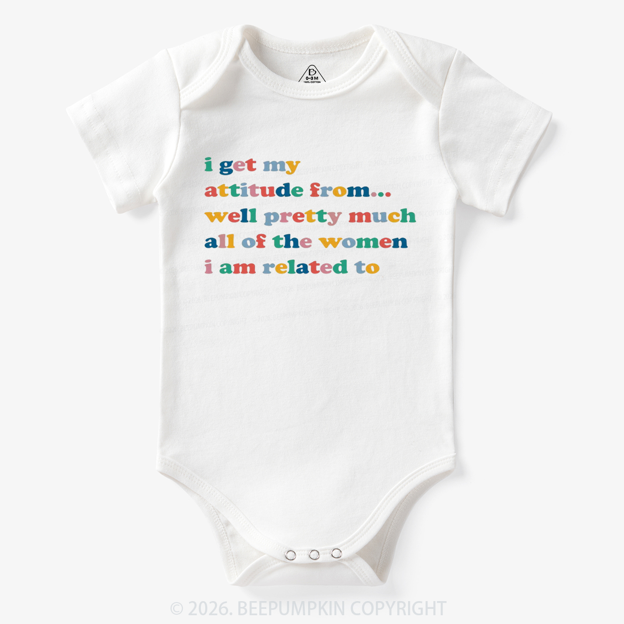 I Get My Attitued From Feminist Bodysuit