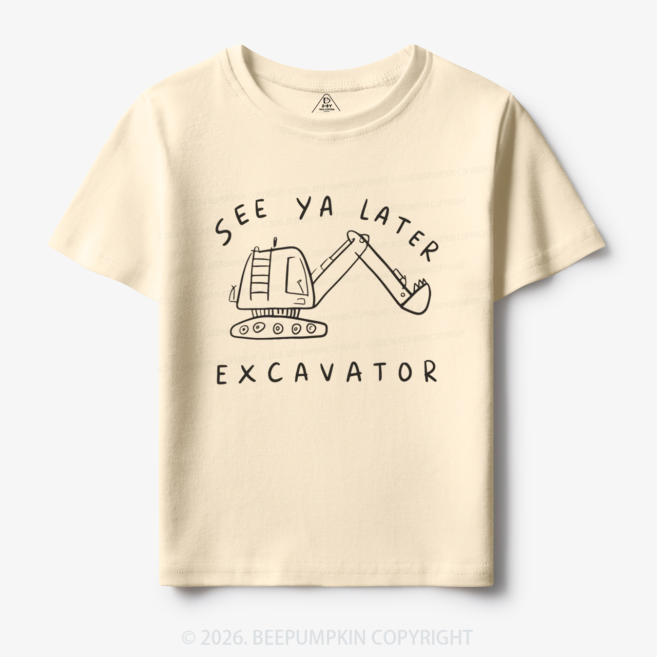 See Ya Later Excavator Construction Toddler&Kid's Tees