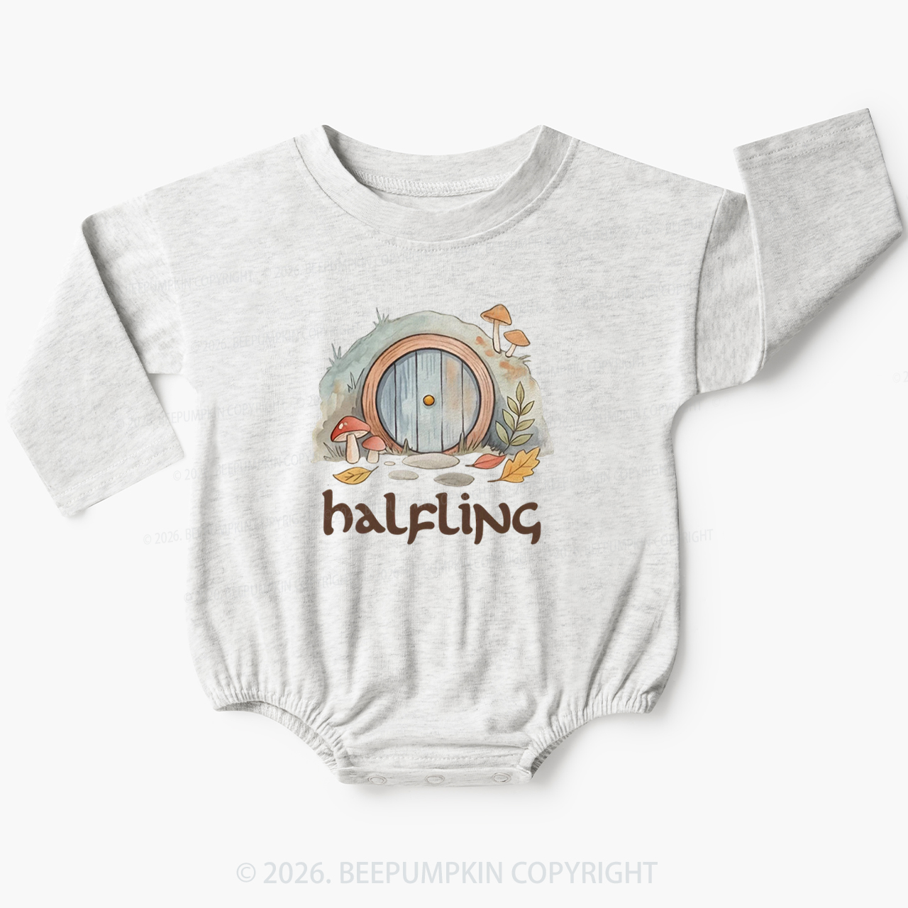 Cute Fantasy Halfling Baby Bubble Romper