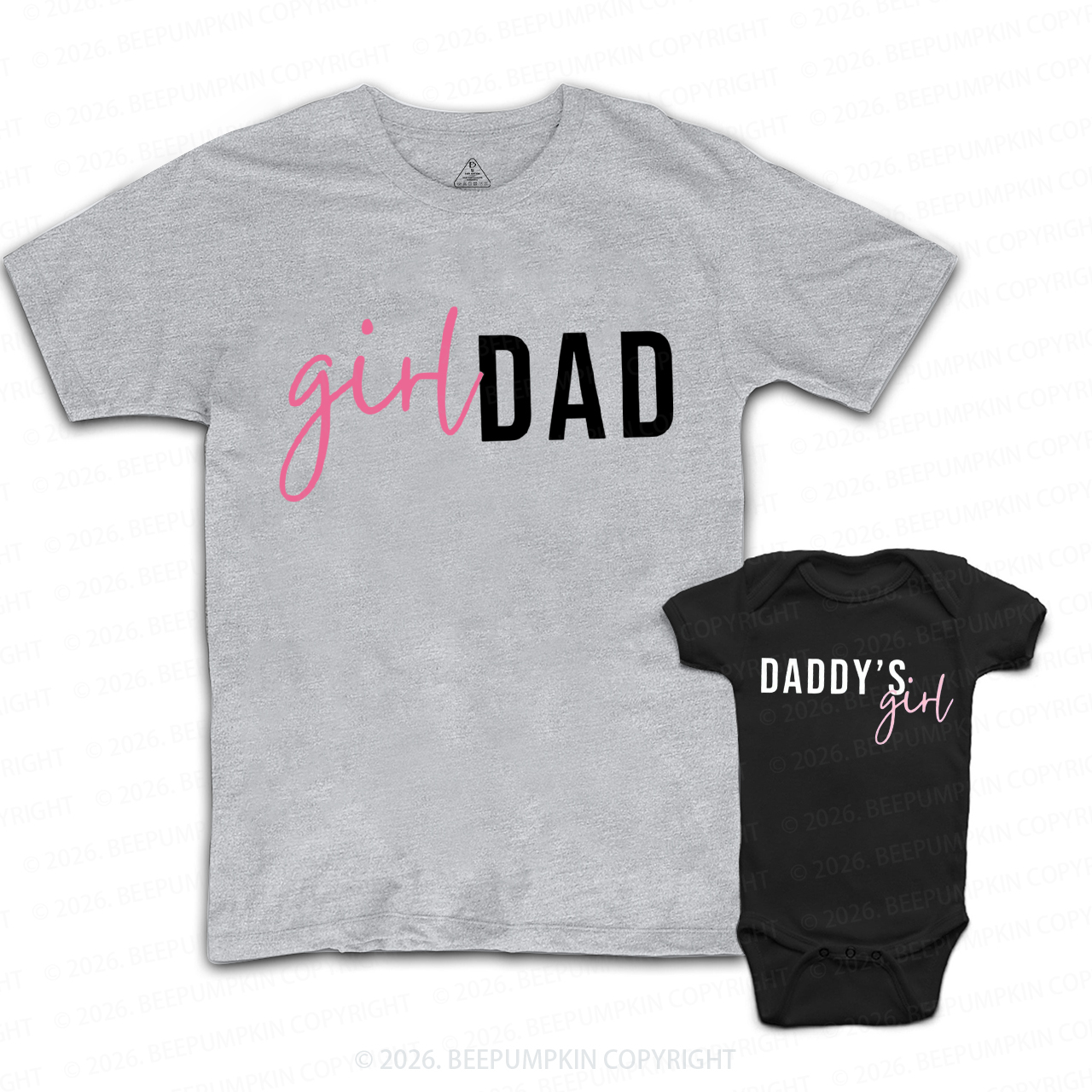 Girl Boy Dad Edition Dad&Me Matching Shirts