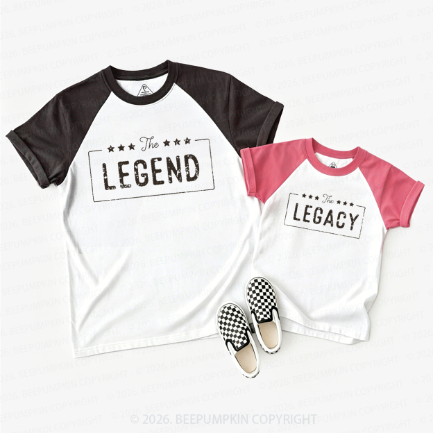 Legend & Legacy Dad&Me Matching Raglan T-shirts