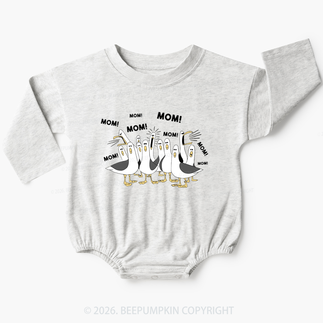 Seagulls Mom Baby Bubble Romper