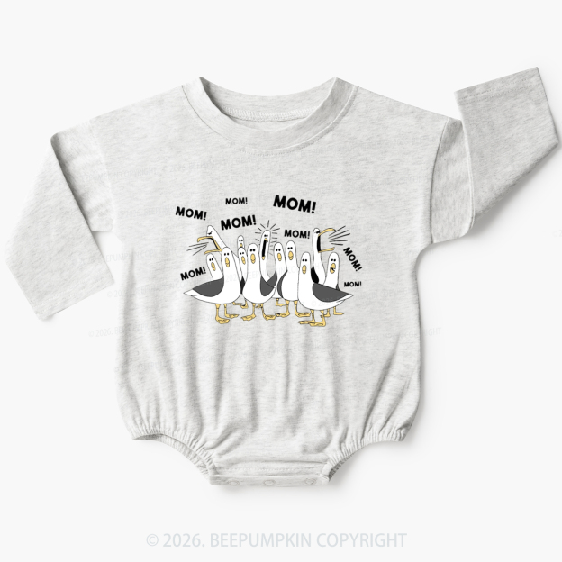 Seagulls Mom Baby Bubble Romper