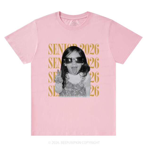 Personalized Vintage Photo And Year Senior T-Shirts